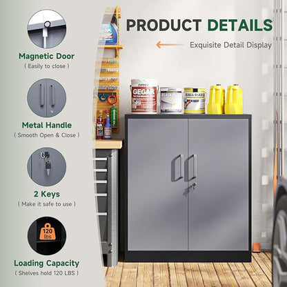 Letaya Metal Storage Cabinets - Image 4