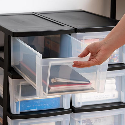 IRIS USA 3-Drawer Slim Narrow Storage Organizer, school essentials, beauty items - Image 8