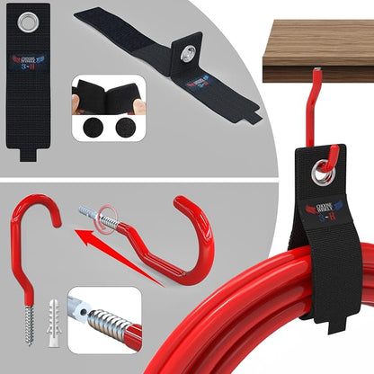 3-H Garage Wall Hooks 60 Pack, Heavy Duty Garage Hooks - Image 4
