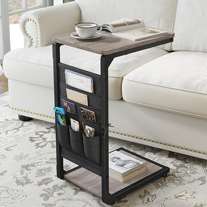 TV Trays for Eating on Couch Side Tables that Slide Under Dinner TV Tray Table - Image 8