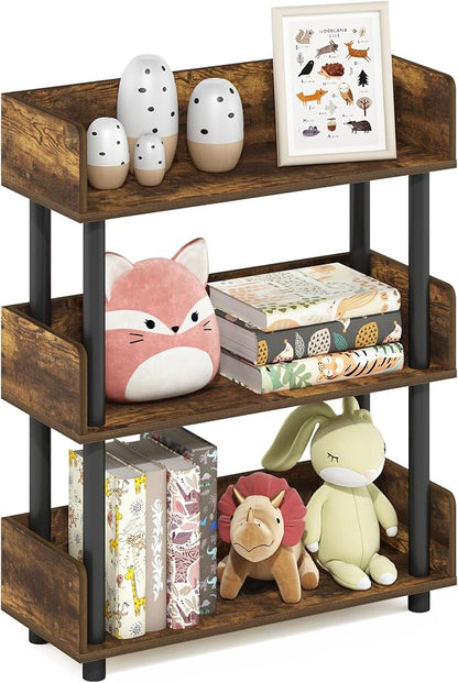 Furinno TURN-N-TUBE Display Shelf, 3-Tier Storage Shelves by Furinno-FitsYourSpaceFitsYourBudget