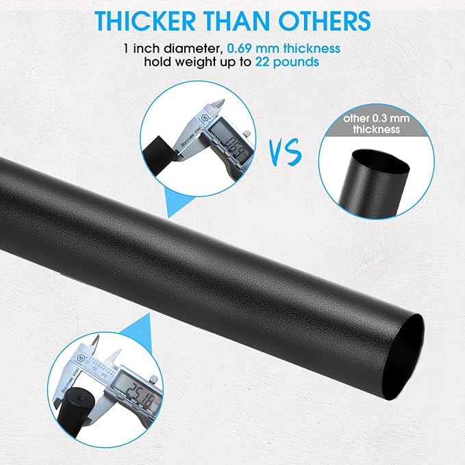 Industrial Curtain Rod, Curtain Rods - Image 5