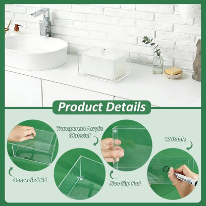 3 Pcs Dry Sheet Container, 7.28x5.04x3.74Inch - Image 4