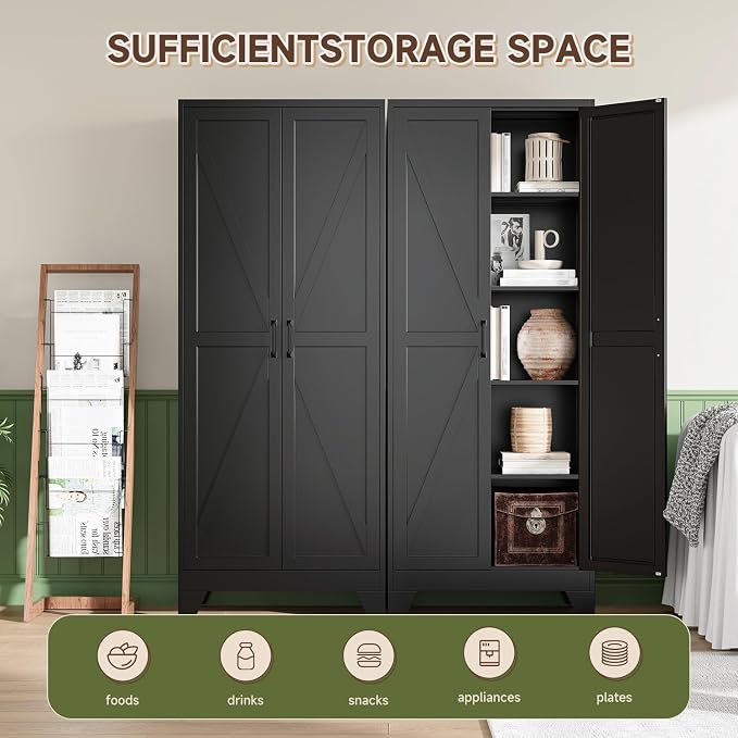 Letaya 75" H Metal Storage Cabinet - Image 5