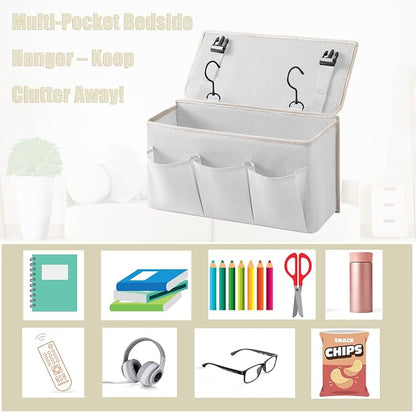 Bedside Caddy / Bedside Storage Organizer Hanging Bag - Image 6