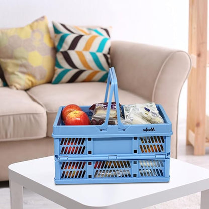 Collapsible storage crates, plastic baskets - Image 8