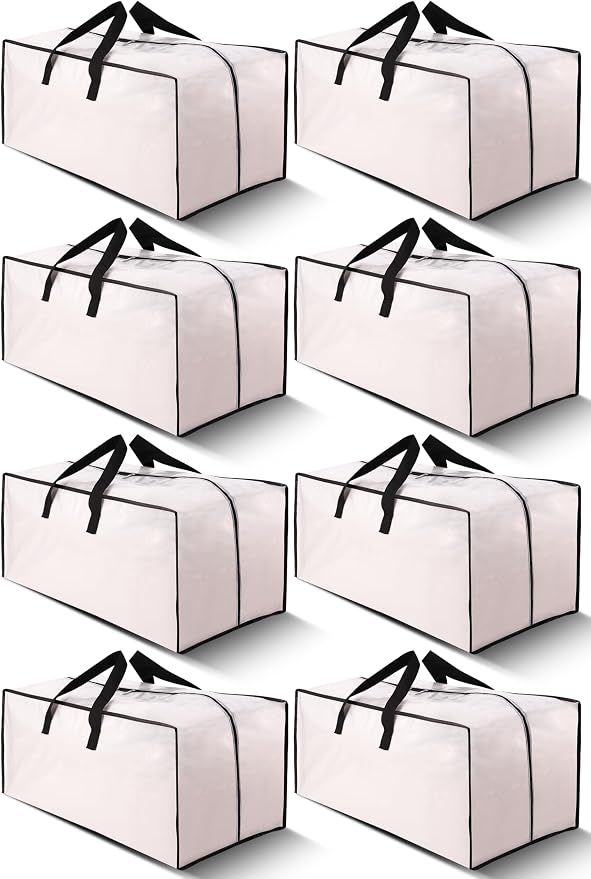 Cosy Family 8 Pack Heavy Duty Extra Large Moving Bags by Cosy+Family