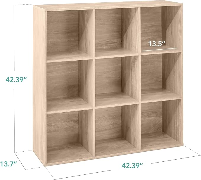 Best Choice Products 9-Cube Storage Organizer, 13.5in Shelf Opening, Display - Image 2