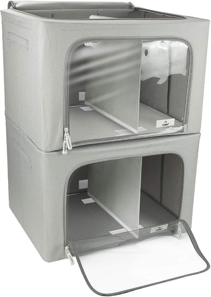 Sorbus Storage Bins with Divided Interior - Image 8