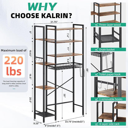 8-Tier Over The Toilet Storage - Image 2