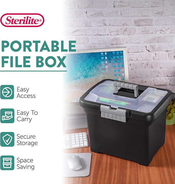 Sterilite Portable File Box - Image 2