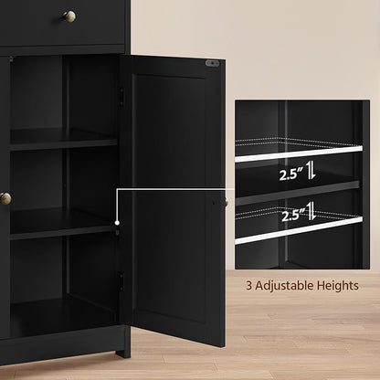 Yaheetech Small Bathroom Storage Cabinet - Image 5