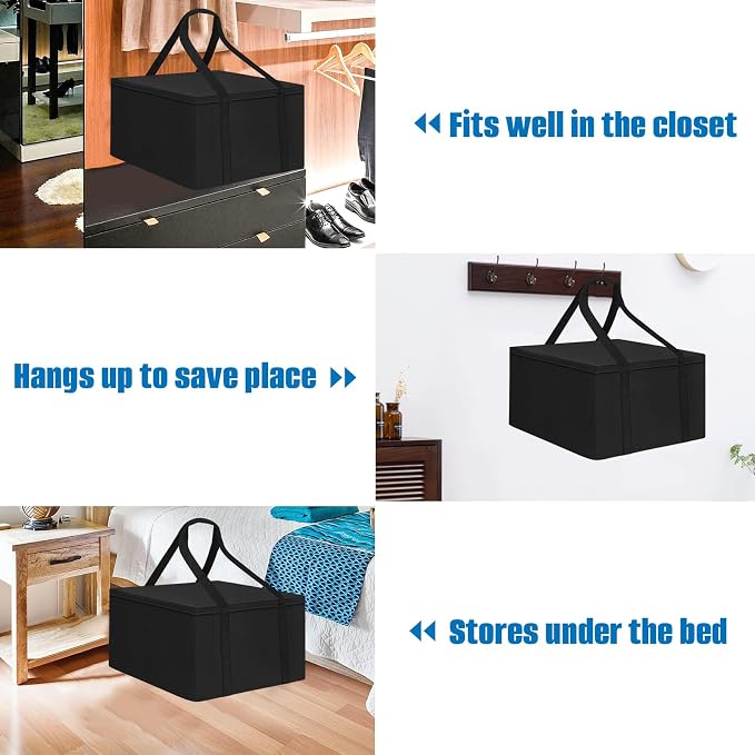 SIRUITON 32”L x 32”W x 24”H Outdoor Cushion Storage Bag, Patio Furniture - Image 6