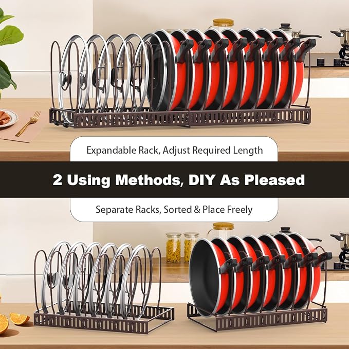 Housolution Pot and Pan Organizer Rack - Image 4