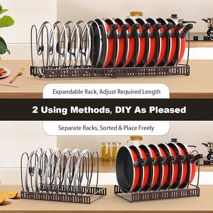 Housolution Pot and Pan Organizer Rack - Image 4