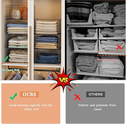 Yociyoga 7-Tier Stackable Closet Organizers and Storage Shelves, Foldable - Image 6