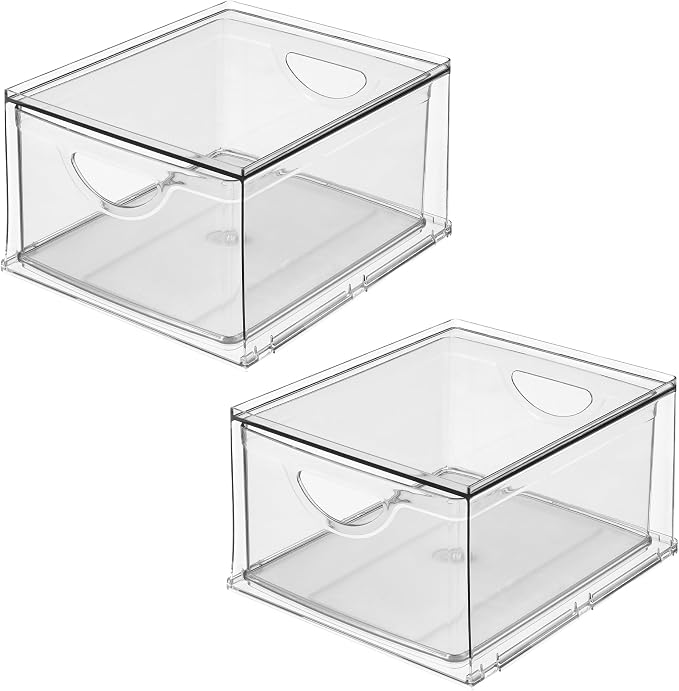 iDesign Stackable Storage Drawer, or Under Sinks, Made in USA - Image 9