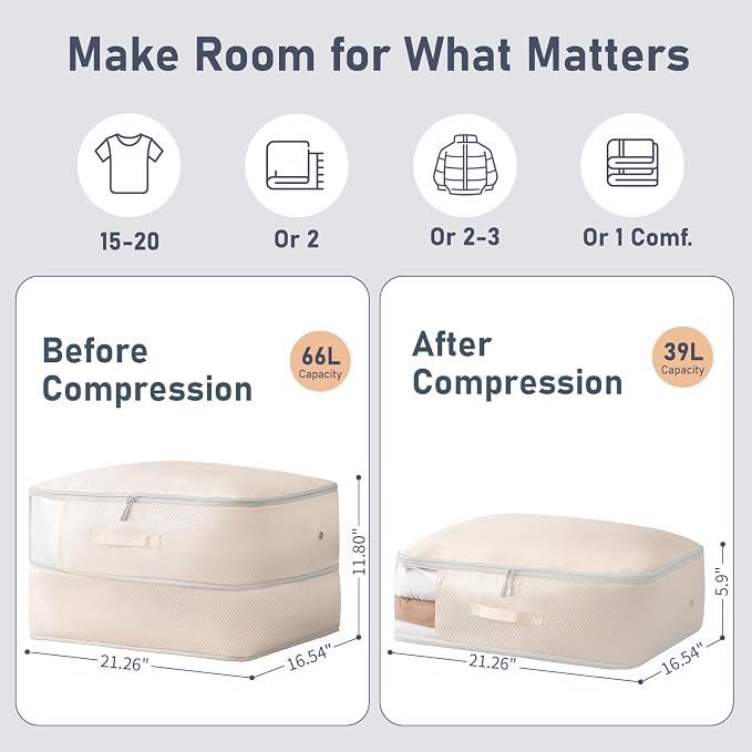 DIMJ Comforter Storage Bag 6 Pack - Image 2