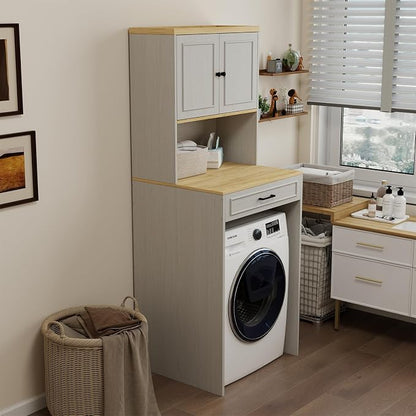 Washer Dryer Countertop with Shelf, Over The Washer or Dryer Storage Shelves - Image 4