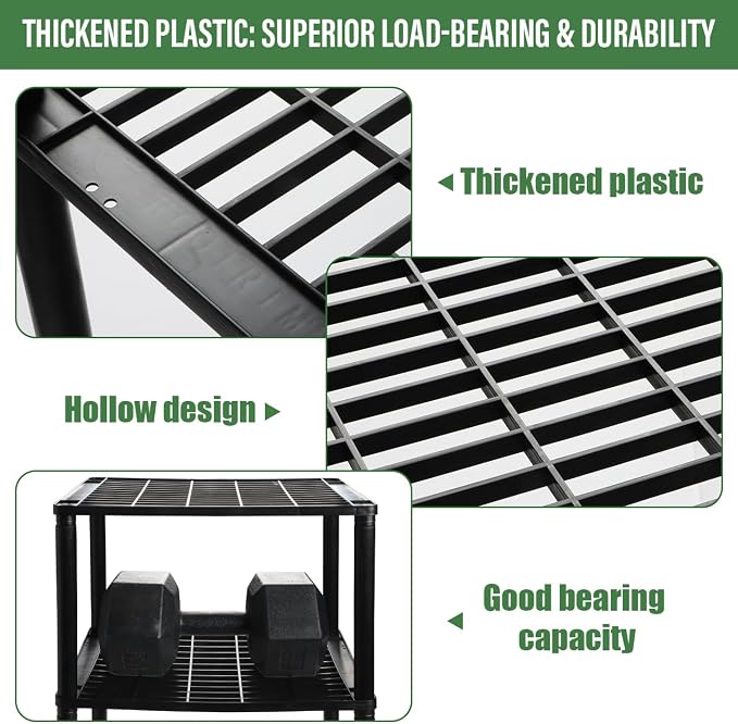 BTPLASTIK Plastic Plant Stand, Universal Plant Seedling Tray Organizer - - Image 4