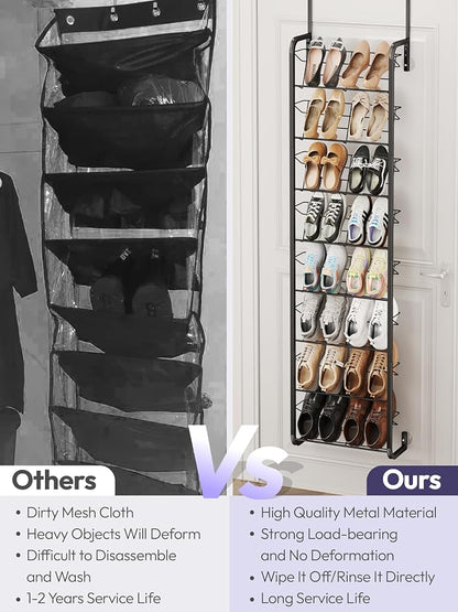 SWTYMIKI Over the Door Shoe Organizer - Image 5