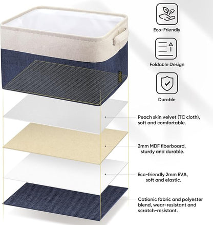 BALEINE 2 Pack Fabric Storage Bins - Image 7