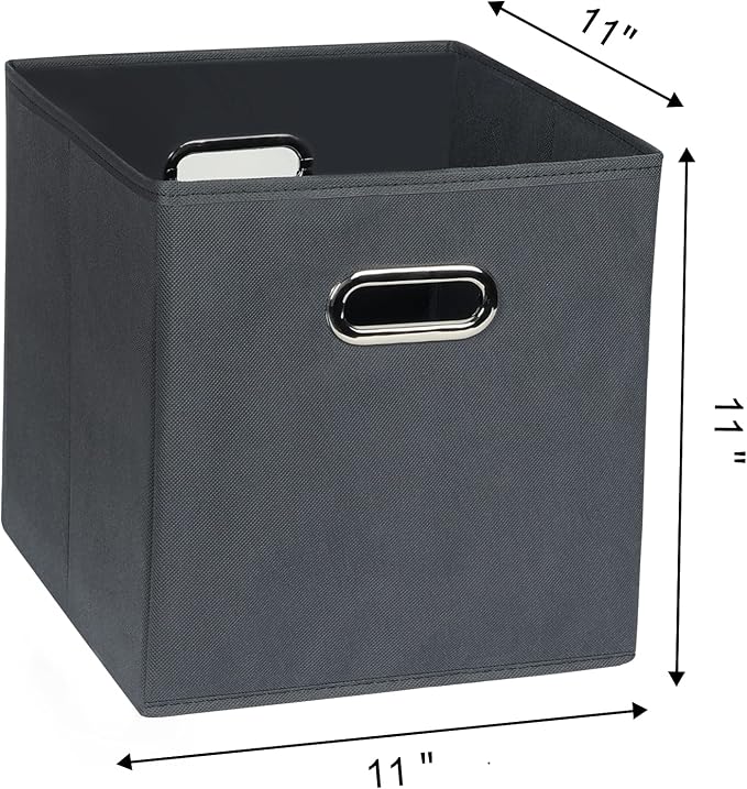 Fabric Cloth Storage Bins, Fabric Cube Organizer - Image 2