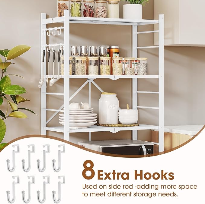Fenbeli Foldable Shelves with Wheels - Image 5