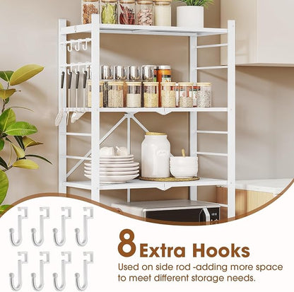 Fenbeli Foldable Shelves with Wheels - Image 5