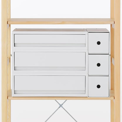 無印良品 MUJI 61182407 Pine Wood Shelf Unit, : 22.8 x 10.2 x 32.7 inches (58 x 2 - Image 10