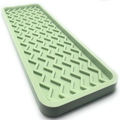 Happitasa Silicone Kitchen Sink Organizer Tray, Sponge Holder and Countertop by Happitasa