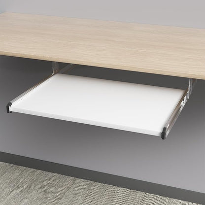 Under Desk Keyboard Tray Pull Out Slide Height Adjustable Slide Out Keyboard - Image 7