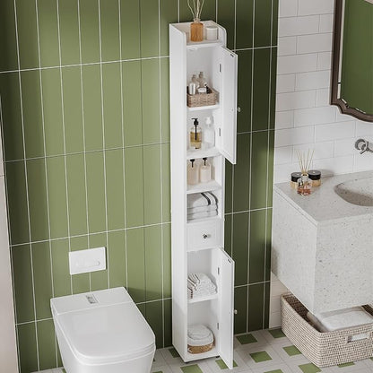 ChooChoo Narrow Bathroom Storage Cabinet - Image 4