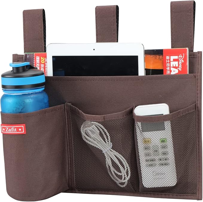 Hanging Bedside Caddy, Bedside Storage Organizer by ZAFIT