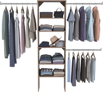 ClosetMaid SuiteSymphony Wood Closet Organizer Starter Kit - Image 4