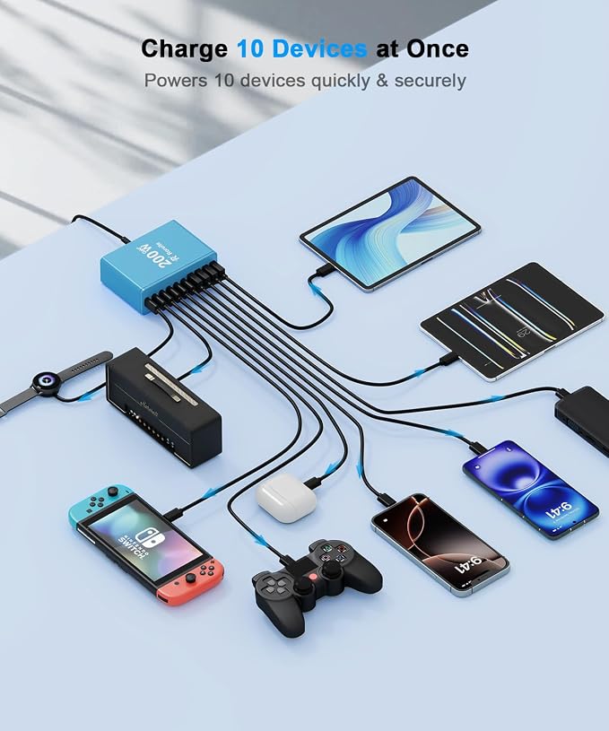 USB C Charging Station 10 Port - Image 4