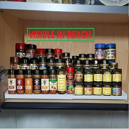Spice Rack Organizer for Cabinet, 3 Tier Expandable Spices Storage, Pantry and - Image 3