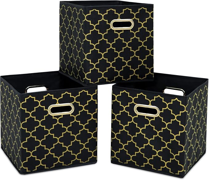 Fabric Cloth Storage Bins, Fabric Cube Organizer by SEVENDOME