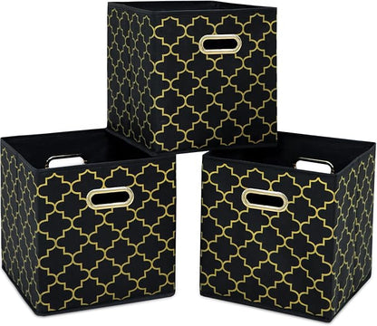 Fabric Cloth Storage Bins, Fabric Cube Organizer by SEVENDOME
