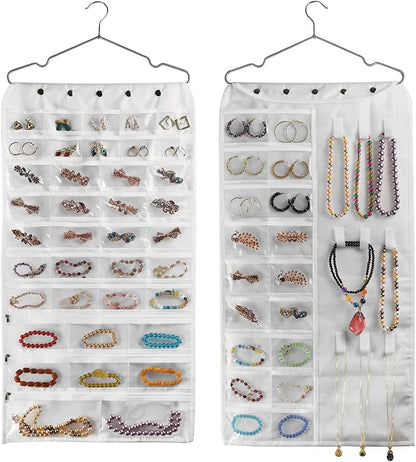 BB Brotrade Hanging Jewelry Organizer, Accessories Organizer, 56 Pocket by BB+Brotrade