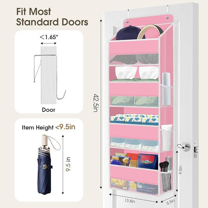 1 Pack Over The Door Organizer Hanging Storage Organizers - Image 2
