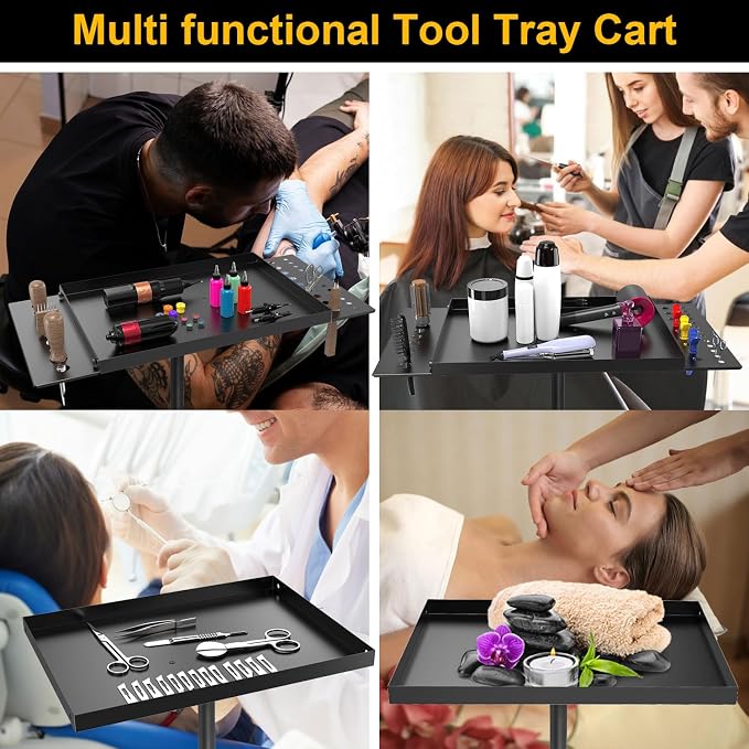 Rolling Tool Tray Cart, Mobile Work Table Tool Tray - Image 7