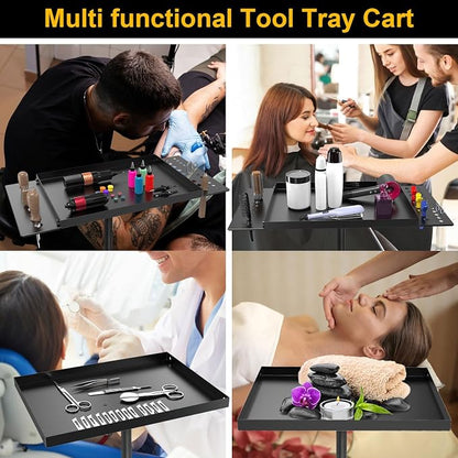 Rolling Tool Tray Cart, Mobile Work Table Tool Tray - Image 7
