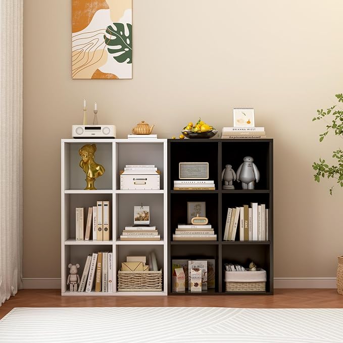 6-Cube Storage Shelf Bookcase - Image 8