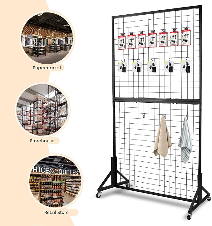 Eastern Tree 2 Packs 3'X 6' Two Gridwall Panels Display Stand - Image 7