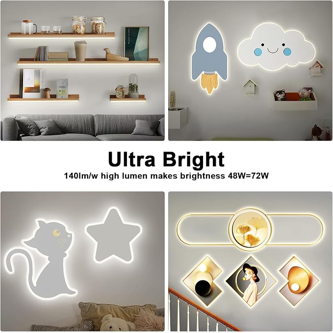 32.8ft 4000K White COB Led Strip Lights - Image 3
