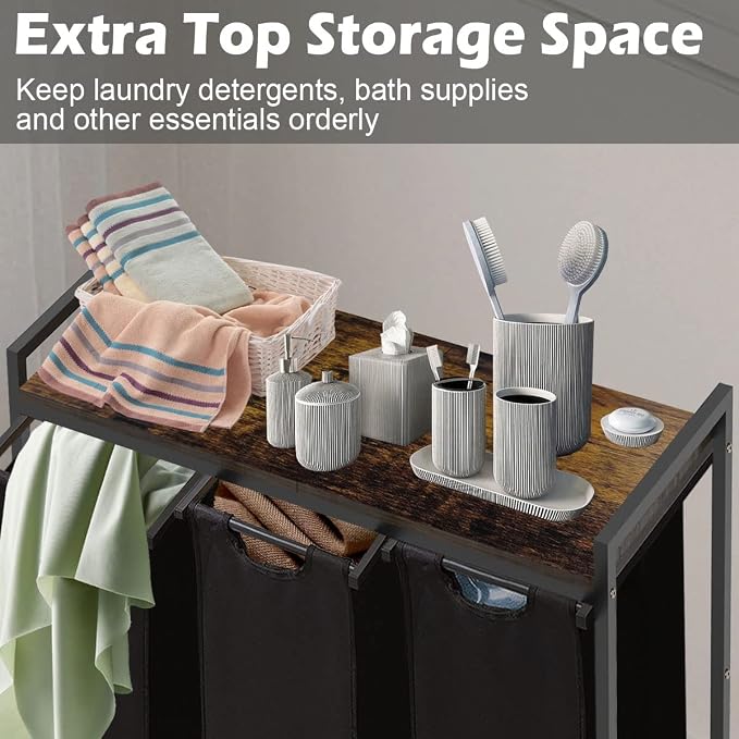 Large Laundry Hamper Sorter - Image 3