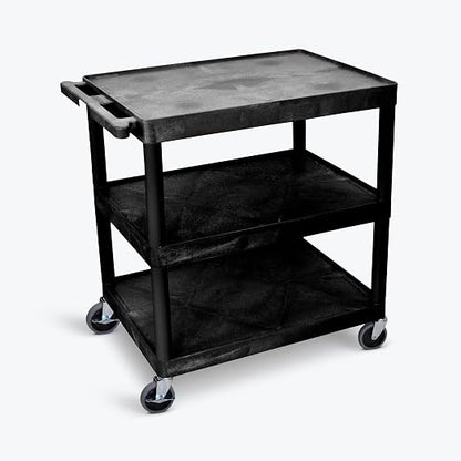 FSE 373-TC222-B Large Flat Shelf Cart by FoodServiceEssentials