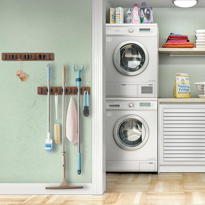 2 Pack Mop Broom Holder Wall Mount - Image 3