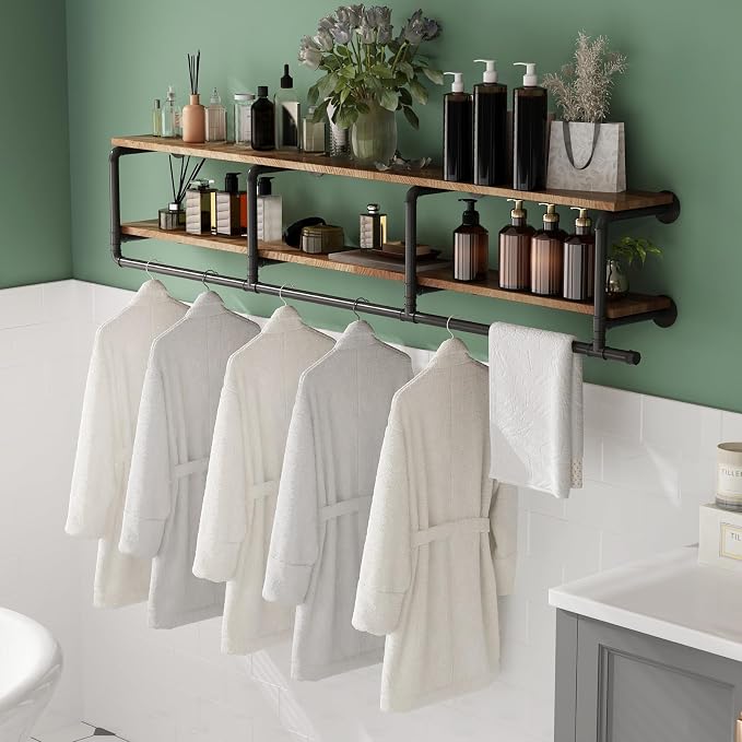 ORSENIGO Industrial Pipe Clothing Rack - Image 7